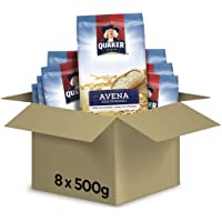 PepsiCo Copos de Avena 100% Integral - Paquete de 8 x 500 gr - Total: 4 kg